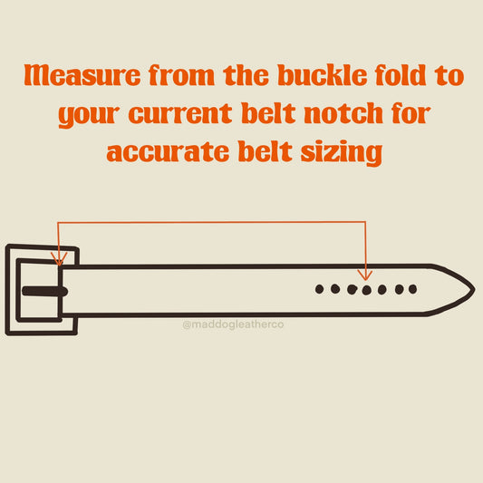 Rough-out custom belt