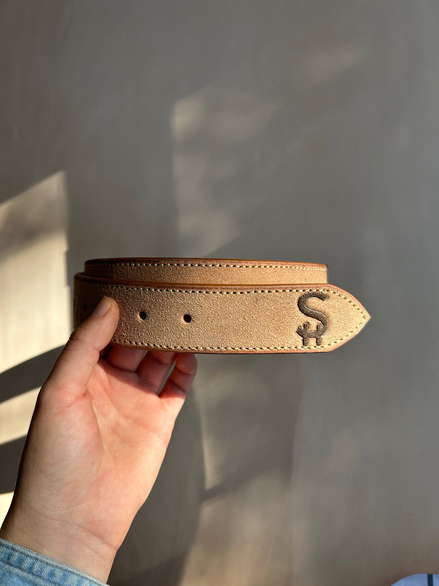 Rough-out custom belt
