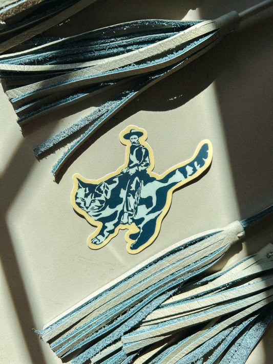 Meowdy sticker