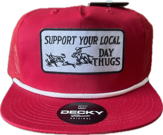 RED AND WHITE HAT