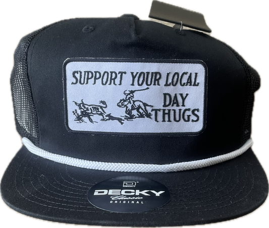 BLACK AND WHITE HAT