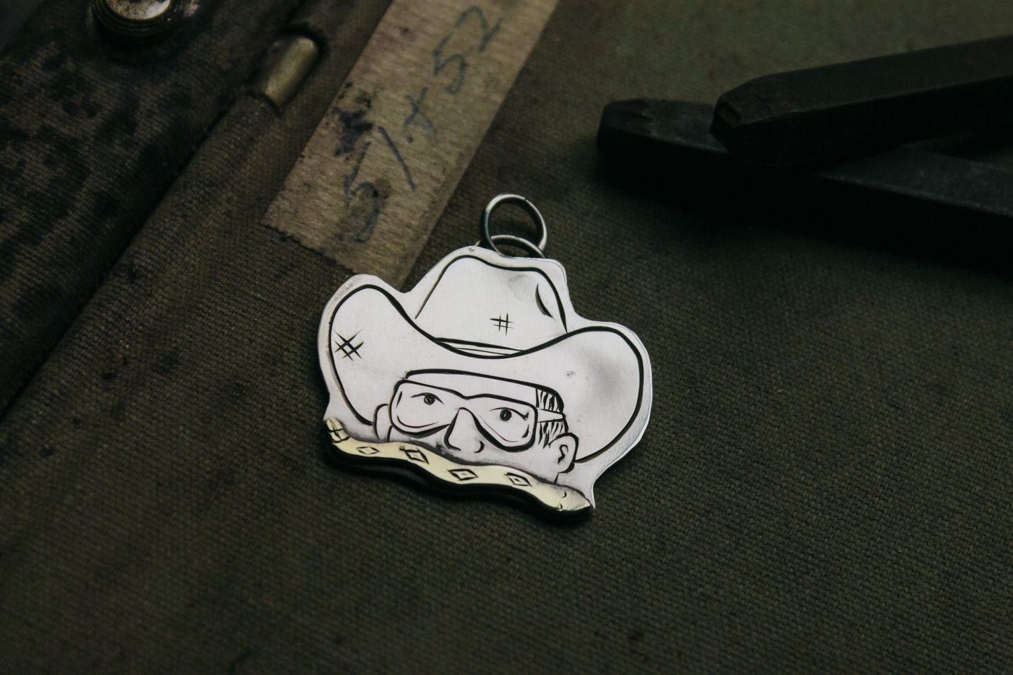 All-Seeing Cowboy Pendant