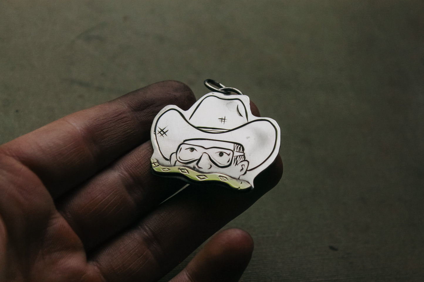 All-Seeing Cowboy Pendant