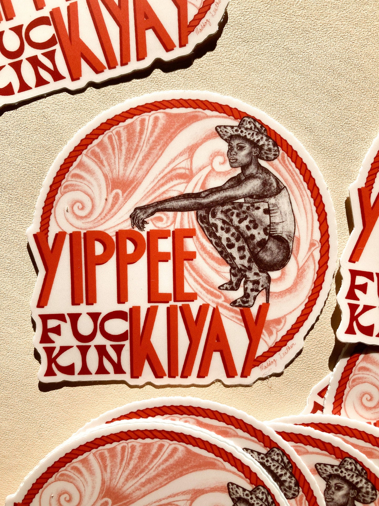 Yippee Fuckin Kiyay Sticker